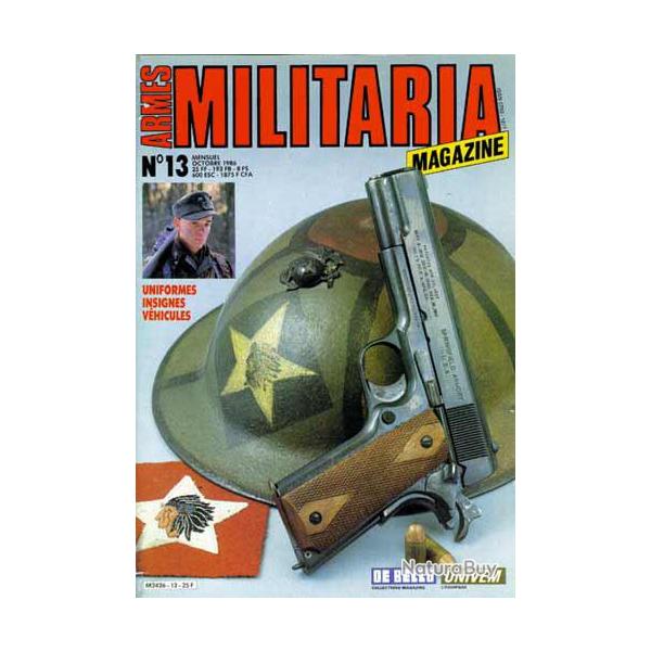 Militaria magazine 13 Octobre 1986. waffen ss , lgionnaires paras , gmc, tenues camoufls , 303