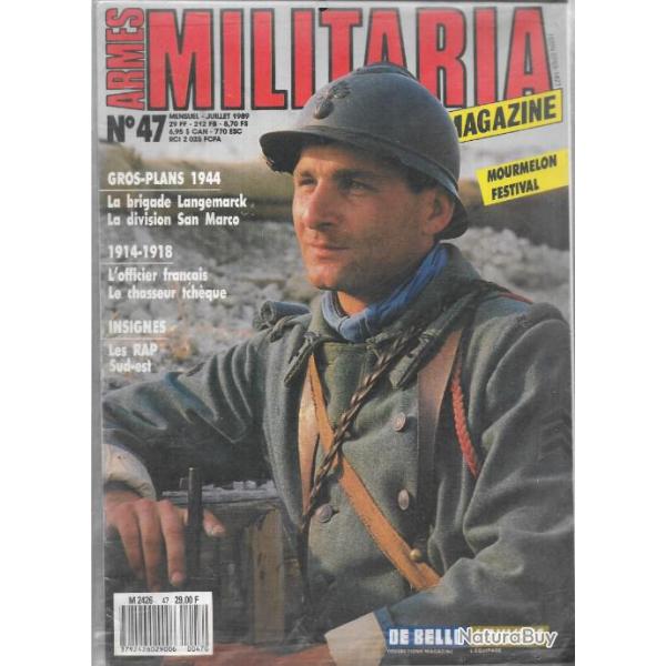 Militaria Magazine n47 ,brigade langemarck, division san marco, insignes des RAP du Sud-Est ,