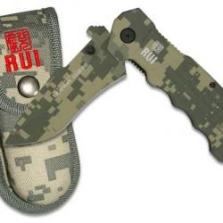 Couteau pliant tactique digital camo