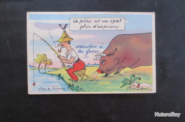 Cartes Postales Humour Peche 2 Cartes Postales Chasse Peche Animalieres