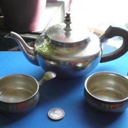 antique service a thé plaque argent célibataires Théière Bachelors Teapot