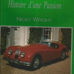 lot 2 livres , jaguar histoire d'une passion en  français et Jaguar coupés 1932-2007  en allemand