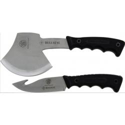 Set de 2 Pièces Hache & Couteau Smith&Wesson Bullseye Knife/Axe Combo Acier 440C Etui Cordura SW629