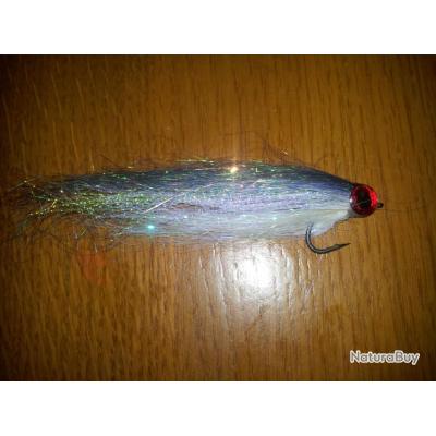 Mouches De Pêche Streamer 7 Pouces - Modèle Green Perch, Pour Brochet, Sandre, Truite