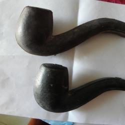 2 etui pipe xix eme (vide)