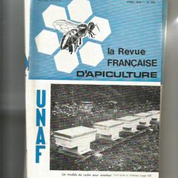revue française d'apiculture , unaf , année 1970 incomplète. abeilles , miel
