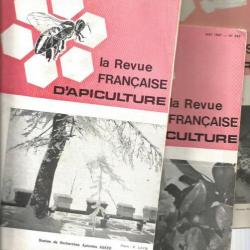 revue française d'apiculture , 3 numéros de 1967. abeilles , miel