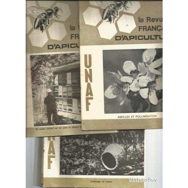 revue franaise d'apiculture , unaf , anne 1972 incomplte . abeilles , miel