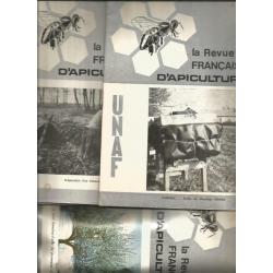 revue française d'apiculture , unaf , année 1971 incomplète . abeilles , miel
