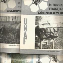 revue française d'apiculture , unaf , année 1971 incomplète . abeilles , miel