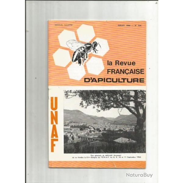 revue franaise d'apiculture n 234 de juillet  1966. abeilles , miel