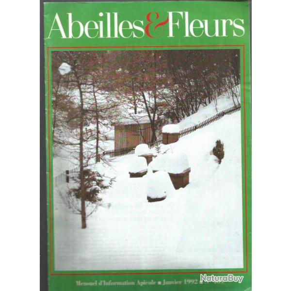 abeilles et fleurs , revue d'apiculture , janvier 1992 n 409