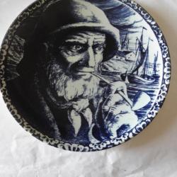 VINTAGE ASSIETTE DELFT  BOCH