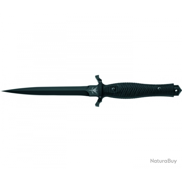 Dague Fox production BELLUM lame 17,5 cm manche G10 noir