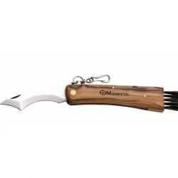 Couteau à champignons Maserin olivier manche 12 cm