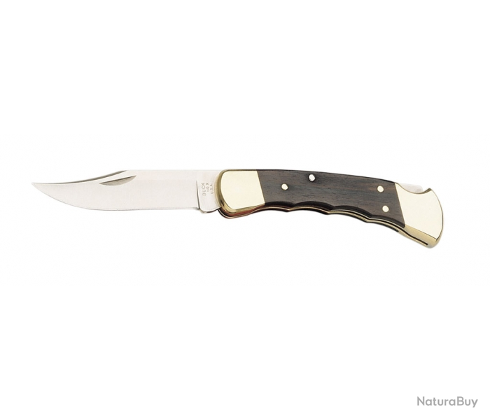 Couteau Pliant Buck 110 American Pride - Manche En ébène, Lame 420HC Inox, édition Limitée 1/250, Neuf