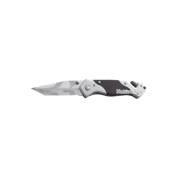 Couteau pliant Herbertz noir et camouflage manche 12cm