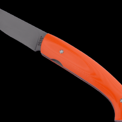 Couteau pliant 1515 manche G10 carbone kevlar orange 11,5 cm