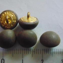 4 tout petits boutons FR seconde guerre pour képi cache coin cols de veste 1940 1cm  1944 libération