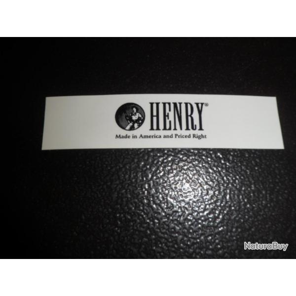 Autocollant HENRY