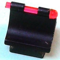 Guidon Transversal visée translucide rouge 12 mm