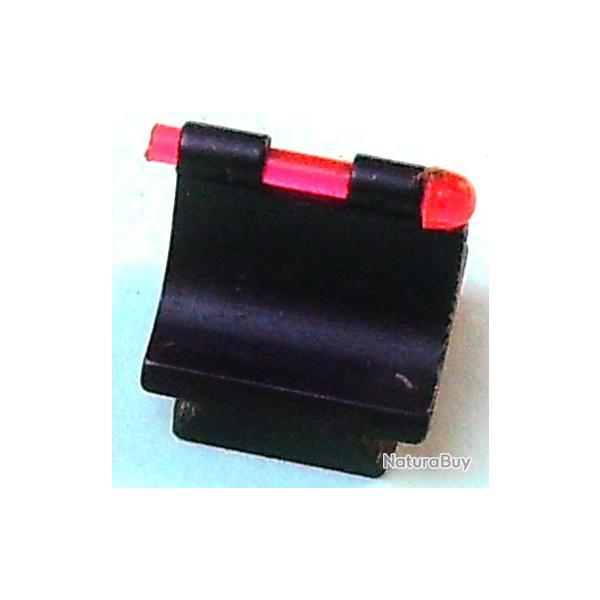 Guidon Transversal vise translucide rouge 12 mm