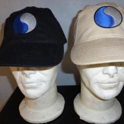 Casquette US 29 th INFANTRY DIVISION beige DEBARQUEMENT OMAHA Blue & Grey