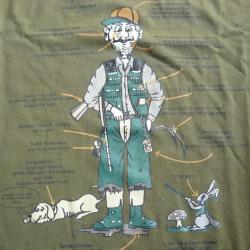 Tee shirt  Chasseur d'humour...  Taille L