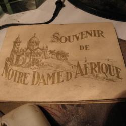 vintage livre carte postale souvenir de notre dame d'afrique