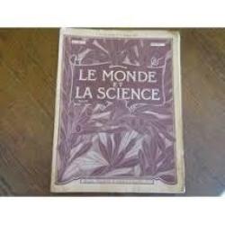 le monde et la science librairie folatre , n°55 , histoire et industrie du papier