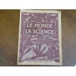 le monde et la science n°8 , arsenal navires de guerre , art de l'ingénieur génie civil