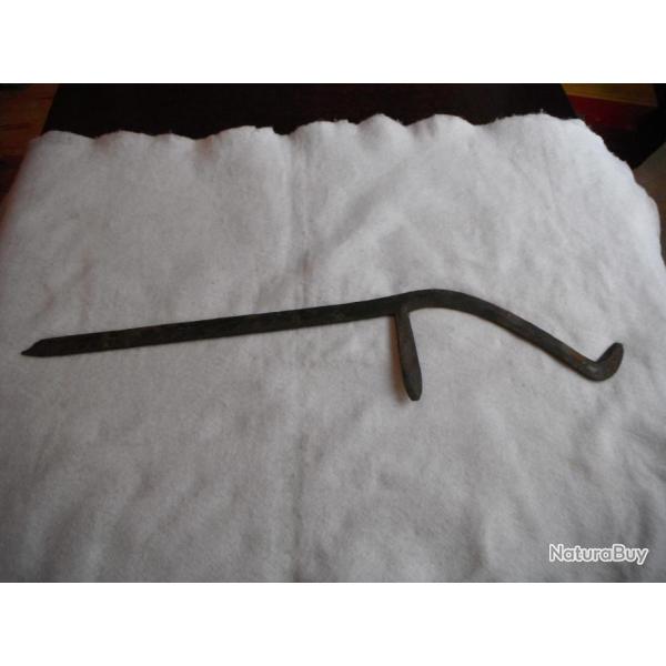Ancienne arme couteau de lancer Lakka Africain Afrique 1900