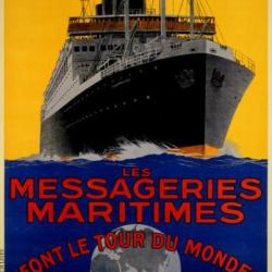 Affiche Messagerie Maritime !!!!!!!!!!!!!!!!!!!!!!!!