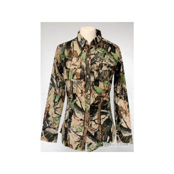 Chemise bush manches longues Femme 38 femme
