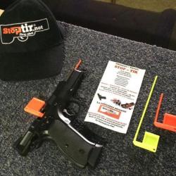 L'original STOP TIR version "SHOOTER" long - PACK 5 ORANGE - MADE IN FRANCE - OYONNAX
