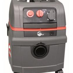 Aspirateur Cuve Polypropylene 25 Litres Synchro Vibrant 1400w Leman