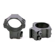 Paire De Colliers De Montage Aluminium - Haut Rail 11mm / Diamètre 25,4mm - Neuf