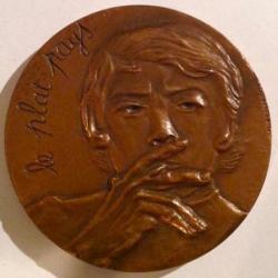 Médaille bronze Jacques Brel , collections souvenir
