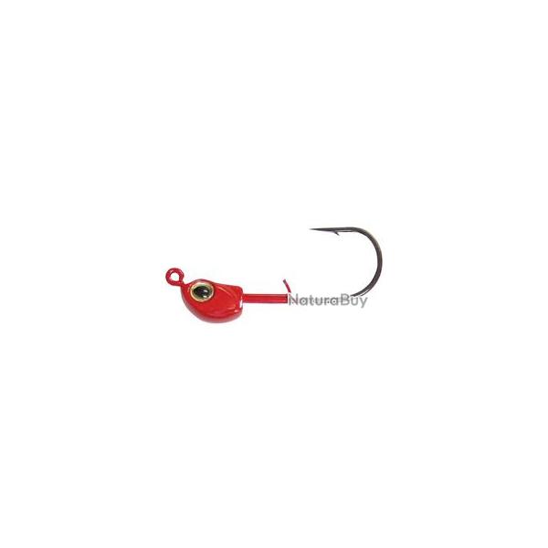 Tte plombe OWNER INSHORE HEAD - RED - taille 3/0 - poids 1/8oz
