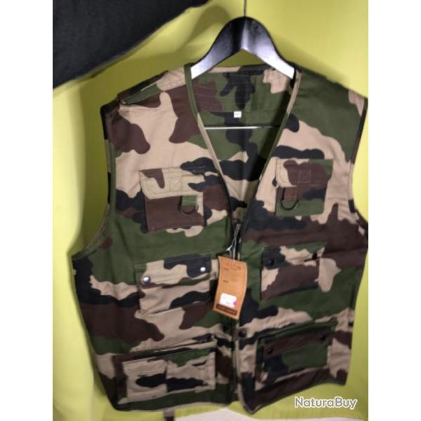 Gilet Reporter CAMO CE Taille 2XL - C2-23625XXL