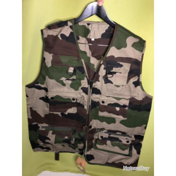 Gilet Reporter CAMO CE Taille 3XL C2-23625XXXL