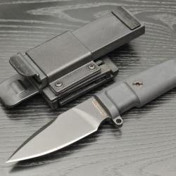 Couteau de Combat Extrema Ratio Shrapnel Testudo Acier N690 Manche Kraton Made In Italy EX160SHRTOG