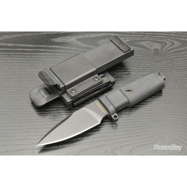 Couteau de Combat Extrema Ratio Shrapnel Testudo Acier N690 Manche Kraton Made In Italy EX160SHRTOG