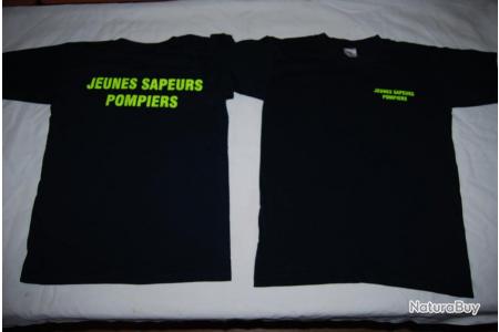 Tee Shirt Jeunes Sapeur Pompier Neuf A 10