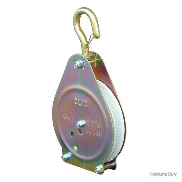 Outifrance - Poulie  cliquet anti-retour charge 80 Kg - 1600460 OUTIFRANCE