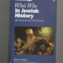 Le qui est qui de l'histoire juive . en anglais.Who's Who