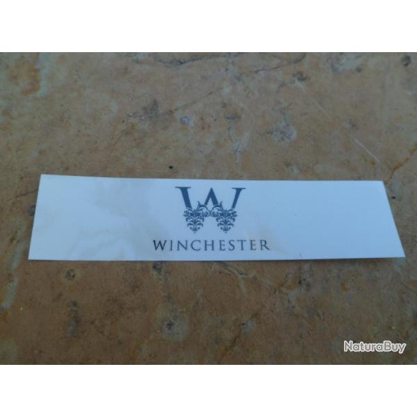 Autocollant Winchester "W"