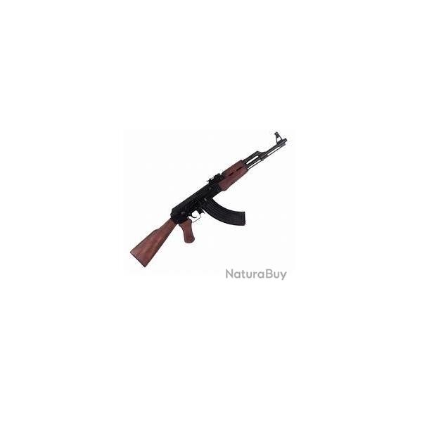 Superbe Rplique  de la Clbre AK 47  Crosse Bois KALASHNIKOV  sovitique