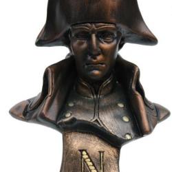 Buste de l'Empereur Napoléon 1° (finition bronze) Dim: 32 x 22 cm