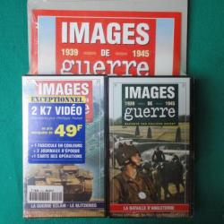 2 K7 vidéo images de guerre 39/45.